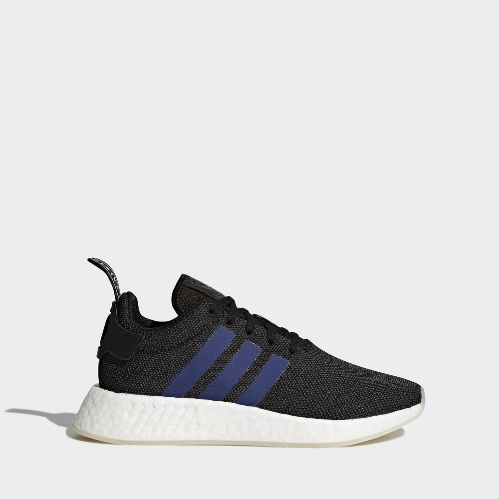 Adidas Nmd_r2 - Originals ανδρικα - Μαυρα/Ασπρα,Μέγεθος: EU 36 – 54 2/3 (792VECJH)